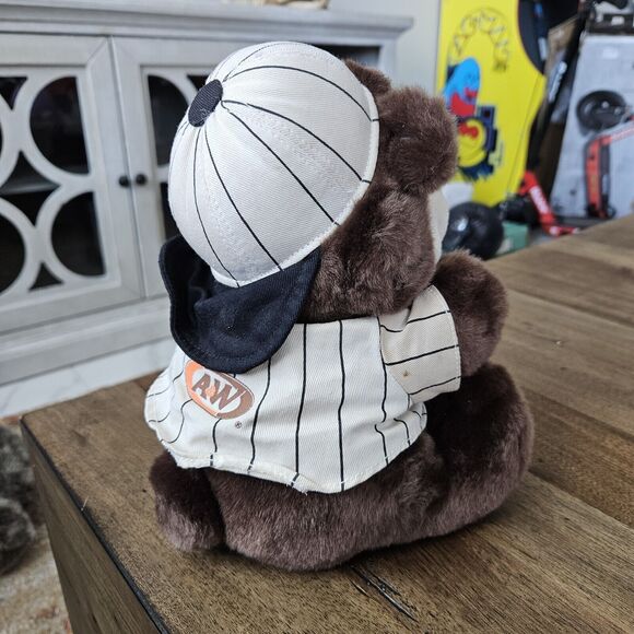 Vintage A&W Root Beer Great Root Bear Teddy Bear Mascot Plush Toy 2003 - Picture 6 of 13